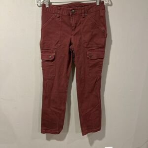 Duluth Flex Fire Hose Slim Leg Cargo Pants Womens 2 x 29 EUC Curvesetter Waist